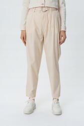 Guess Krémszínű Nadrág övvel, Size S, ekrü, magas derék (374256)