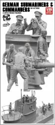  Német tengeralattjárók és parancsnokok határa BR-002 modell 1/35