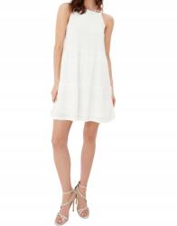 Mohito DC36218 Fehér Ruha Mini Nyakkivágás Halter Hímzés Xs