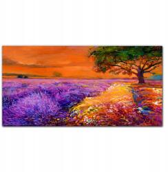 Coloray Fotó-vászonkép Virágok fa égbolt 100x50 (010030010010000017398)