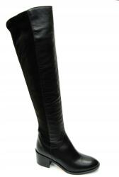 Bravo Moda 2262 térdig érő csizma fekete Bőr R 36 (2262)