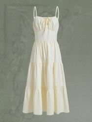 Romwe Ruha, Midaxi, Ecru, fodros, Size 44