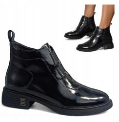 S. Barski 38 Női bot Természetes Bőr lakkozott alacsony sarkú Barski (Barski MR52-118)