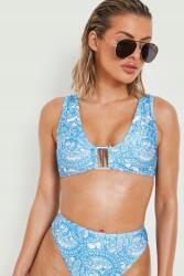 Boohoo Fehér Mintás Bikini Melltartó (36) (GZZ12254-106)