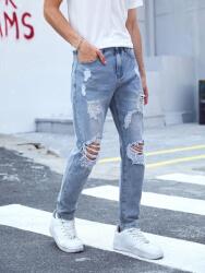 Shein KC73103 Egyenes Szárú Farmer Nadrág Lyukacsos Shein 46