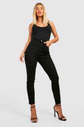Boohoo LC41113 Boohoo Farmer Nadrág Cső Fazonú Magas Derekú (40) M