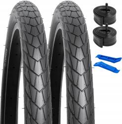  2 db-os YunSCM 26x2.0 kerékpár gumiabroncs szett 32 mm-es Av gumibelsővel MTB-hez