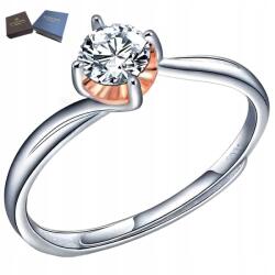 Mennica Świdnicka Gyönyörű Ezüst 925 Állítható Eljegyzési Ajándék Gyűrű Születésnap