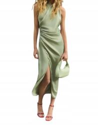 Reserved LC55110 Ruha MIDI Szatén Fodros Aszimmetrikus (29) XL