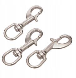 86mm-ES Rozsdamentes Csavaros Forgó Karabiner A4-ES Kötélkulcsokhoz (1db) (8303405086-001)