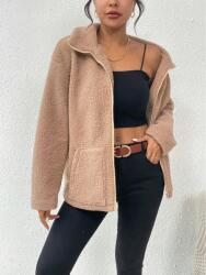 Shein IC57103 Shein Plüss Cipzáras Pulóver (41) S