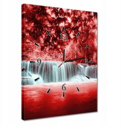ZeSmakiem Órák 30x40 Vörös vízesés Kaszkád (H3404M_Z1D_30x40cm AZ)
