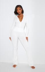 Prettylittlething Fehér Klasszikus Sima Harang Nadrág Magas Prettylittlething 34