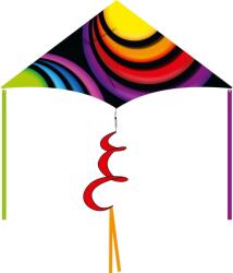 HQ Egysoros kite HQ Delta Rainbow Circles 2 m 106105 Rainbow 210 x 98 cm színes