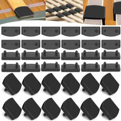  36 db-os cserélhető, törött szalaggal ellátott huzattartók hálószobai ágykerethez (5154)