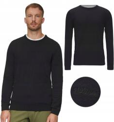 s.Oliver Férfi pulóver s. Oliver fekete XXL Regular Fit kis logó (10.3.11.17.170.2143173.9999.XXL)