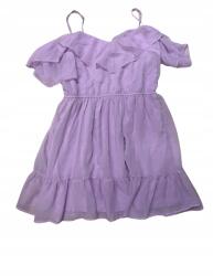 Mohito IC03211 Ruha Lila Vállpántos Fodros Mini L