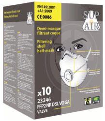 Euro Protection Supair ffp2sl nr d vo-ga aktívszenes - 10db/csomag 23246 (23246)