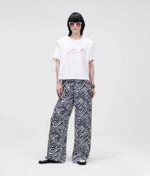 Karl Lagerfeld Fehér Hímzett Póló (M) (221W1717100M)