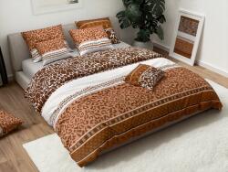  Textil ágyneműhuzat Ebony barna 2 db 80x80 cm|200x220 cm (BAV/EBO/HNE/8080/200220/FRA)