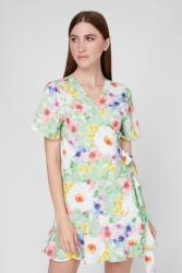 Silvian Heach borítékos ruha, virágmintás, XS méret, poliészter, mini hossz (372870)