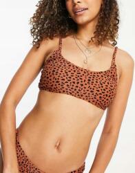 VERO MODA Barna Mintás Bikini Melltartó (xs) (565160)