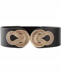 Bonprix 75-ös Öv, női, dekoratív csat, fém, műbőr (935808)