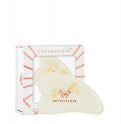 CRYSTALLOVE Tejes borostyán gua sha arcmasszázs lap
