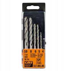 CMT Fafúró készlet Hss Ø4-5-6-8-10mm Cmt (517.001.01)