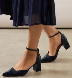Sötétkék Klasszikus Magassarkú Cipő Csattal Wallis 37-ES (BYY08801)