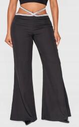 Prettylittlething LC31102 Széles Magas Derekú Strasszos Nadrág Prettylittlething (10) S