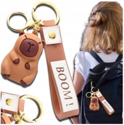 EdiBazzar Kapibara kulcstartó, táskadísz, ajándék, karabineres medál (Brelok z Kapibarą do kluczy plecaka torebki)