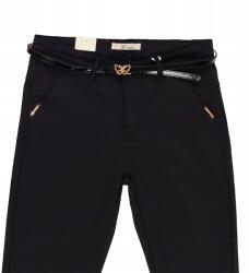 M. Sara elegáns női szivarnadrág 7/8 fekete 36-os méret (7/8)