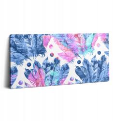 Wallfluent Fotó Fali Vászonkép Modern Nappaliba Színes Tollak 100x50 cm (010030010010000075223)