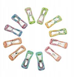 Hajcsatok hajgumik díszek nélkül 12 db (8639 SA)