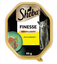 Sheba Finesse nedves macskaeledel csirkehússal pástétom tálca 85 g