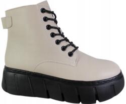 VINCEZA Női bakancs Vinceza 66803 MÉRET38 Bőr Bézs Lico Bélelt Platform (66803)