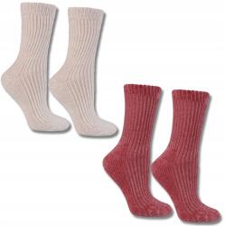Moraj 2x Női Zokni Hosszú Zokni Meleg Puha Zsenília Moraj 38-41 (CDC500-038)