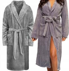 chila Fürdőköpeny Wellsoft Uniszex Puha Meleg Vastag Elegáns M Chila Szürke (SZLAFROK WELLSOFT CHILA SZARY - M)