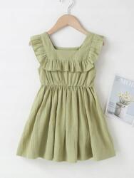 Shein KC95309 Shein Zöld Fodros Ruha 90-ES