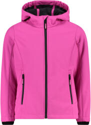 CMP Fix gyermek softshell kabát 128 CM fekete|rózsaszín