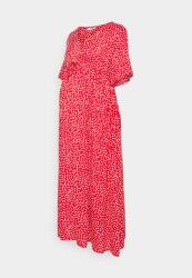 Pieces Ruha, Size L, piros, fehér mintás, viszkóz (473881)