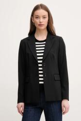 United Colors of Benetton zakó fekete, sima, egysoros gombolású, 2R4CDW02W - fekete 36