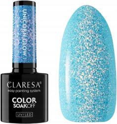 Claresa Hibrid lakk Unicorn Glow 1 5G Claresa Intenzív ragyogás Kék