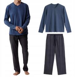 Atlantic Férfi hosszú ujjú pamut Pizsama NMP-389 meleg Atlantic *M (NMP-389-NIEC_GRA-M)