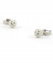  Sebészeti acél karika fülbevaló golyó