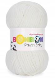 Nako Bonbon Panda Baby Fonal 3081 Snow White (epasma)