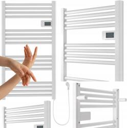 Granitan Elektromos Fürdőszobai Radiátor termosztáttal Fehér 500W Radiátor 3 Üzemmód (PAGO BIAŁY MAT 96x54)