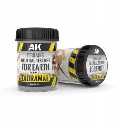 AK Interactive Terrains Neutral Texture Earth festékhez 250ml (akril) AK8023