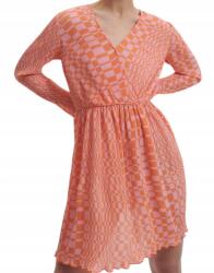 Reserved Ruha, pliszírozott, mini, hosszú ujjú, geometrikus minta, Size XL, poliészter